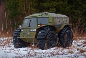 Тест-драйв российского вездехода Шерп