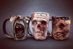 Начните день с хорошей порции кофе и... ужаса: с утра такие кружки испугают кого угодно!