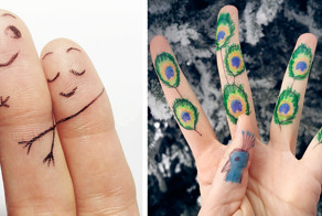 Смешные рожицы на пальцах: новое увлечение пользователей Интернета