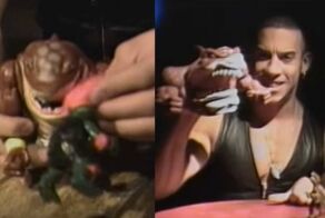 В сети обнаружили видео, где молодой Вин Дизель в 1994 году рекламирует игрушечных акул на ярмарке игрушек 