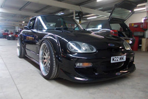 Малыш Suzuki Cappuccino с двигателем от спортбайка Hayabusa