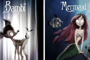 If Tim Burton Directed Disney Movies