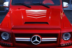 Тюнинг Mercedes-Benz G-класс в стиле пожарного автомобиля