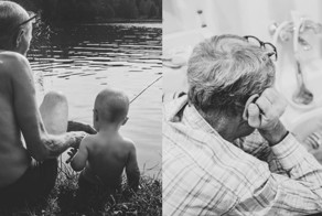Самый лучший дедушка в серии трогательных фотографий от молодой мамы