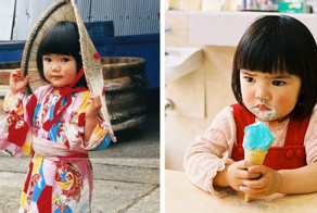 Милая 4-летняя японская девочка и её невероятные фотоприключения