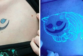 25 потрясающих светящихся в темноте татуировок, видимых в ультрафиолетовом излучении
