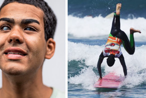 Слепой бразилец, ставший профессиональным серфером благодаря особой технике 