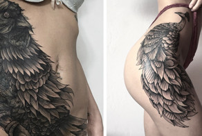 Мрачное очарование татуировок российского художника