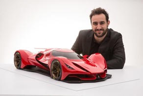 Футуристический концепт Ferrari для гонок 24 часа Ле-Мана