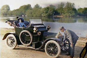 В какие цвета красили автомобили в начале XX века