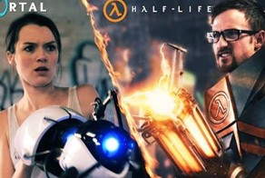 Что будет, если Гордон Фримен из Half-Life встретится с Челл из Portal