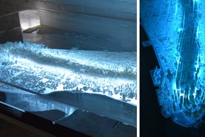 Потрясающий настольный макет Манхэттена