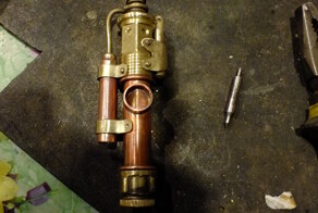 Зажигалка бензиновая стимпанк