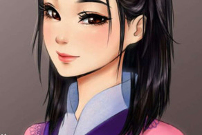 Девушка рисует персонажи Диснея в стиле аниме: это очень круто!