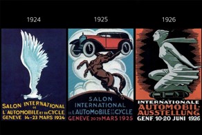 Все постеры Женевского моторшоу за его 120-летнюю историю