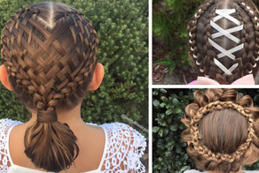 Мама каждый день заплетает дочке невероятные косы перед школой