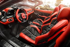 Carlex Design освежил интерьер кабриолета Ferrari