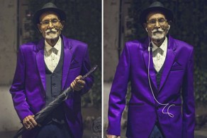 Фотограф приодел своего 96-летнего дедушку и устроил фотосессию