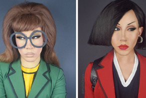 Невероятные перевоплощения драг-королевы в персонажей мультфильмов 90-х