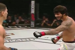 Неспортивное поведение бойца или карма в действии!