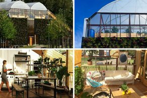 Креативный дизайн: семья из пяти человек живёт в гигантском парнике!