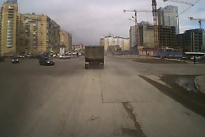 Кабину накрыло волной жидкого раствора