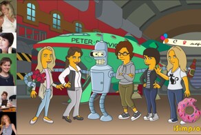 Портреты в стиле The Simpson's