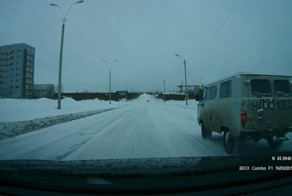 Авария дня. Врезался в сугроб и погиб