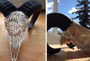 Белорусский мастер превращает черепа в произведения искусства