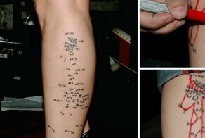 Соедини все точки и получится татуировка