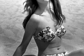 Юная Брижит Бардо на Лазурном берегу