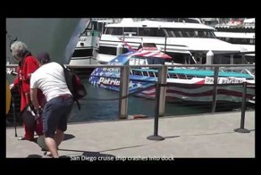 В нашу гавань заходили корабли: круизный лайнер врезался в пристань в Сан-Диего