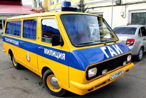 В Иркутске полицейские отреставрировали милицейский РАФ