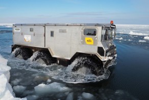 Испытания российского вездехода "Бурлак"