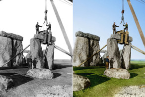 10 фотографий строительства знаменитых достопримечательностей в цвете