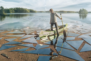 17 квадратных метров зеркал для запоминающегося снимка