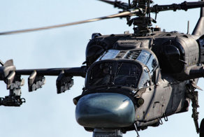 КА-52 за работой