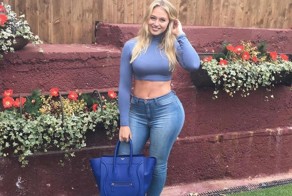 Британская модель plus size остроумно ответила на критику в свой адрес