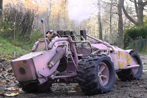 Модель с паровым двигателем