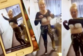 Учительница устроила стриптиз на уроке информатики