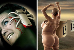 Противоречивые иллюстрации польского художника, раскрывающие темные стороны современного общества 