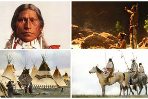 Цветные снимки конца XIX – начала XX века, на которых запечатлены коренные жители Америки
