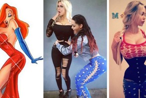 Блондинка удалила шесть ребер ради сходства с рисованной героиней