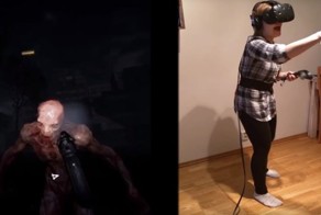 Игра в страшилку в виртуальной реальности заставила девушку трястись от страха