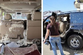 Это надо видеть: в "лексусе" взорвалась монтажная пена