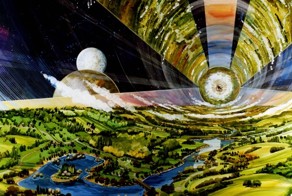 Космические колонии будущего в представлении художников NASA