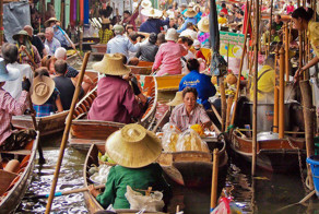 Плавучие рынки юго-восточной Азии