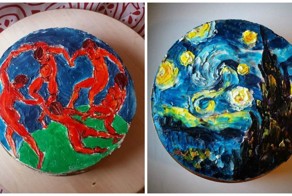 Союз художника и кондитера:  необычные торты, украшенные картинами Ван Гога, Шагала и Дали