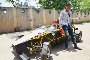 Китайский автомеханик создал собственыый спортивный автомобиль