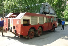 Советско-французский пожарный автомобиль ЗИЛ-Sides VMA-30